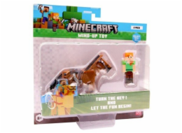 MINECRAFT S2 3D WIND-UP TOY - ALEX & HORSE