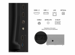 TCL 50P69K televizor 127 cm (50") 4K Ultra HD Smart TV Wi-Fi Černá