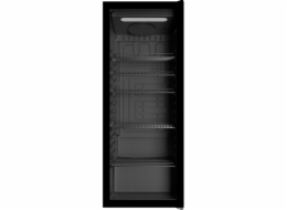 Bomann KSG 7292    schwarz Glastürkühlschrank 143cm