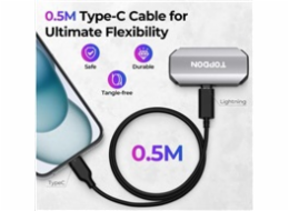 TOPDON redukční kabel pro termokameru TCView TC002 pro zařízení Apple a konektorem USB-C
