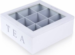 Excellent Houseware Dóza na čaj 22x22x8,5 cm