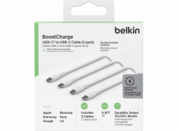 Belkin Kabel USB-C - USB-C, 1 m, bílý (CAB003BT1MWH2PK)