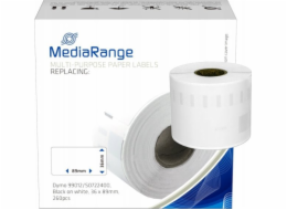 MediaRange MediaRange ge Schriftband 36x89mm schw/weiß Dymo 99012/S0722400 260Stk