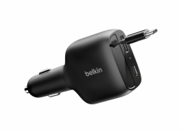 Belkin Boostcharge Kfz-Ladegerät 75W ausz. USB-C Kabel CCC001hqBK