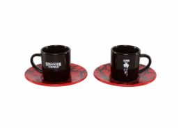 Bialetti&nbsp;Set&nbsp;2&nbsp;Tassen&nbsp;inkl.&nbsp;Untertassen&nbsp;Stranger&nbsp;Things