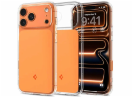 Spigen Pouzdro Ultra Hybrid T-Mag MagSafe pro Apple iPhone 17 Pro, lesklé oranžové