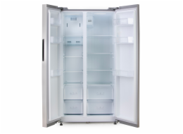 Dvoudveřová lednice s mrazákem - stříbrná - DOMO DO99506M