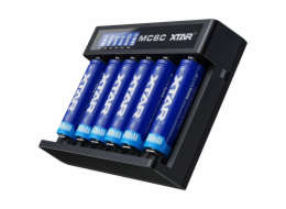 Nabíječka&nbsp;pro&nbsp;válcové&nbsp;Li-ion&nbsp;baterie&nbsp;XTAR&nbsp;MC6C