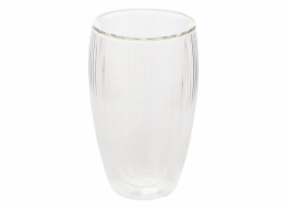 Dvojitý skleněný hrnek, čirý, 0,350 l