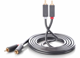 Ugreen Kabel RCA (Cinch) x2 - RCA (Cinch) x2 5m šedý (UGR457BLK)