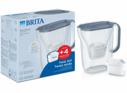 Brita Style Essential grafitový filtrační džbán + 4 filtry MX Pro Pure Performance