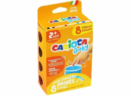 Carioca Tempera prstové barvy 8 barev CARIOCA