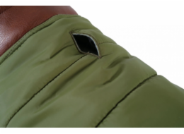 Zolux Péřová bunda ZOLUX LONDON T25, khaki barva