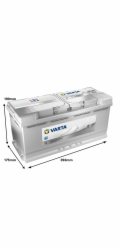 Varta Silver Dynamic 12V 110Ah 920A 610 402 092