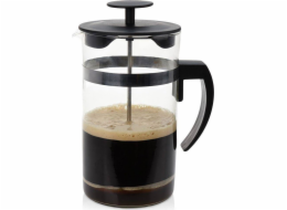 Excellent Houseware Vynikající skleněný bylinný nálevník na kávu a čaj 1 l s pístem