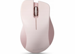 Perixx Bezdrátová myš Myš Perixx PERIMICE-621 optická 1600 dpi 2,4 GHz, růžová, tichá, bez klikání