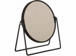 5five Kosmetické zrcátko stojící, skládací kosmetické zrcátko, O17 cm, černé