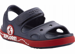 Coqui Dětské sandály Coqui Yogi tmavě modré a červené 8861-407-2109A 23-24