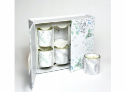 Atmosphera Vonné svíčky s vánočním potiskem, O 4,5 cm, 6 ks.