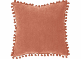Atmosphera Dekorativní polštář POMPONS, 40 x 40 cm, oranžový