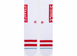 Stance Ponožky Stance OG Crew 1 pár Bílá/Červená
