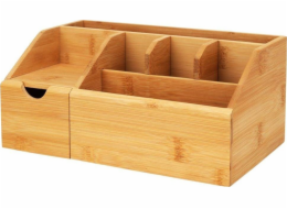 Eleganza&nbsp;Kosmetický&nbsp;organizér&nbsp;z&nbsp;bambusu,&nbsp;přírodní,&nbsp;24&nbsp;x&nbsp;15&nbsp;x&nbsp;11&nbsp;cm