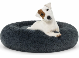 Leobert Univerzální plyšový pelíšek pro psy a kočky 60 cm - tmavě šedý
