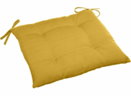 DLGTP Prošívaný polštář na židli KORAI, 40 x 40 cm, hořčicová