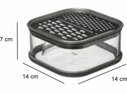 5five Struhadlo s nádobou, 2 velikosti ok, nerezová ocel