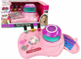 Lean Sport Sada na zdobení nehtů lak na nehty, třpytivé samolepky na nehty