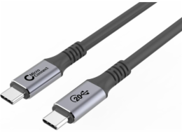 MicroConnect Kabel USB USB-C - USB-C 1 m černý (USB3.2CC01)