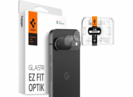 Spigen Ochranné pouzdro Optik.TR „EZ Fit“ pro fotoaparát, balení 2 kusů, Google Pixel 9 Crystal Clear