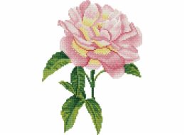 DIAMOND DOTZ Diamond Dotz Růžová růže 35,7x43,7cm DD5069