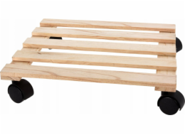 ProGarden Stojan na květináče s kolečky, 28 x 28 cm