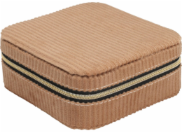 Home Styling Collection Šperkovnice z manšestrové kolekce pro domácí styling, 12 x 12 x 5 cm