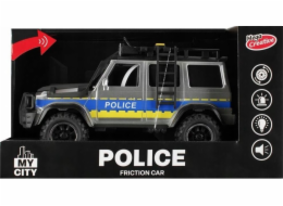 Mega Creative Mega kreativní auto policejní hračka terénní hračka 30x17x14 moje město MC24