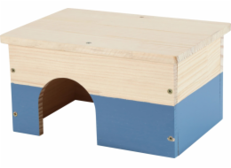 Zolux ZOLUX Dřevěný domeček pro morčata NEOLIFE, modrý