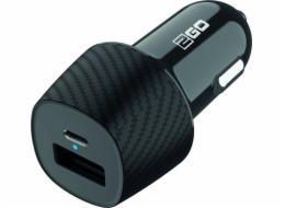 2GO Nabíječka 2GO KFZ-Ladegerät 20W 1xUSB-C 1xUSB-A schwarz