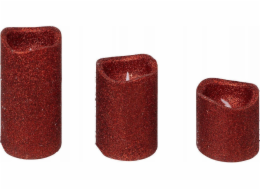 Atmosphera Sada 3 LED svíček v různých velikostech