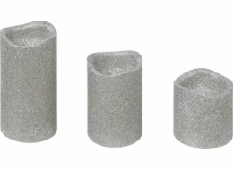 Atmosphera Sada 3 LED svíček v různých velikostech