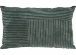 Home Styling Collection Dekorativní polštář z kolekce Home Styling s manšestrovým patchworkem na přední straně, 30 x 50 cm