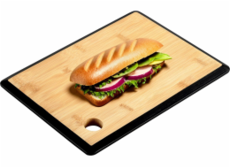 Kesper Bambusové krájecí prkénko s rukojetí, černé