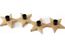 Home Styling Collection Kolekce bytového stylingu Svícen ve tvaru hvězdy, kaučukovník