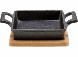 NoName forma na pečení 18,5 x 14 cm šedá/přírodní ocel 2 díly