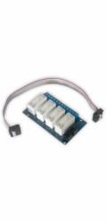 TINYCONTROL 4x relé 250VAC/16A, rozšiřující deska pro LAN ovladač LK3 a LK4