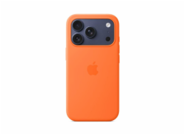iPhone 17 Pro Silicone Case with MS – Orange