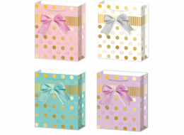 Dárková taška M - Mašle a puntíky