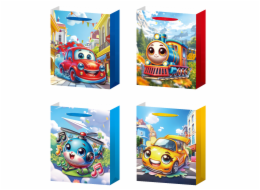 Dárková taška M - Veselé dopravní prostředky