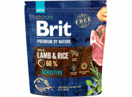 BRIT Premium by Nature Sensitive Lamb&Rice - suché krmivo pro psy - 1 kg