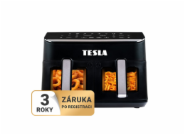 TESLA AirCook DualZone Q460 XXL - multifunkční duální digitální horkovzdušná fritéza